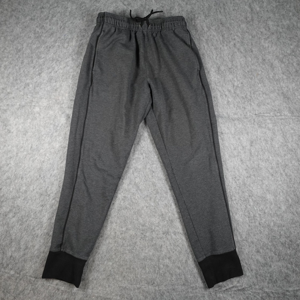 Gaiam Pants Mens Medium Gray Heathered Drawstring Athletic Jogger Sweat